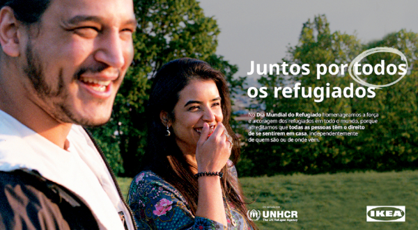 IKEA e ANCUR apoiam refugiados
