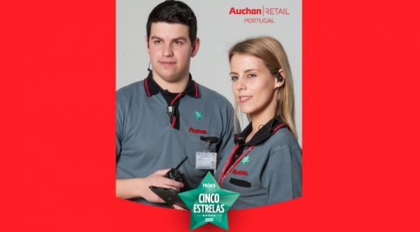 Auchan recebe Prémio Cinco Estrelas pela Segurança no Retalho